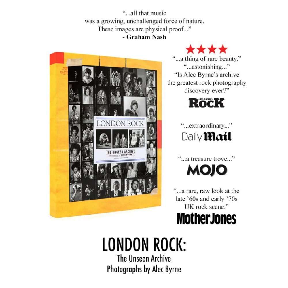 LONDON ROCK: THE UNSEEN ARCHIVE - SIGNED by AUTHOR / PHOTOGRAPHER ALEC BYRNE - Picture 4 of 16